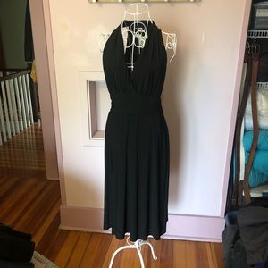 Sexy black dress. Great for wedding